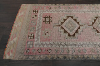 Turkish Vintage Runner Rug - Thumbnail