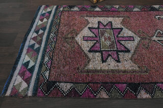 Turkish Vintage Runner Rug - Thumbnail