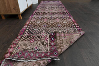 Turkish Vintage Runner Rug - Thumbnail