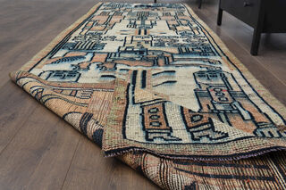 Art Deco - Handmade Vintage Rug - Thumbnail