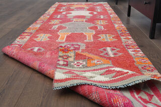 Turkish Vintage Runner Rug - Thumbnail