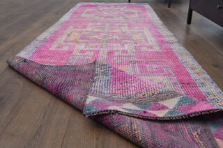 Turkish Vintage Runner Rug - Thumbnail