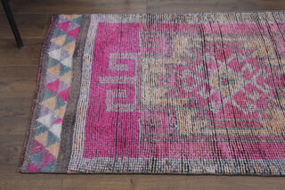 Turkish Vintage Runner Rug - Thumbnail