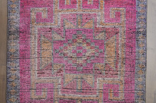 Turkish Vintage Runner Rug - Thumbnail