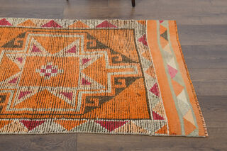 Vintage Turkish Runner Rug - Thumbnail