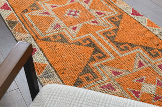 Vintage Turkish Runner Rug - Thumbnail