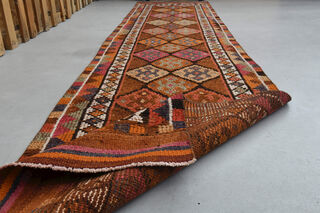 Vintage Handmade Anatolian Runner Rug - Thumbnail