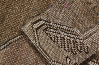 Brown Wide Runner Rug - Thumbnail