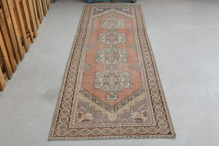 Oriental Vintage Runner Rug - Thumbnail