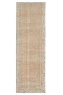 Turkish Vintage Runner Rug - Thumbnail