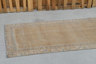 Turkish Vintage Runner Rug - Thumbnail