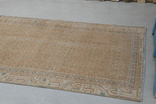 Turkish Vintage Runner Rug - Thumbnail