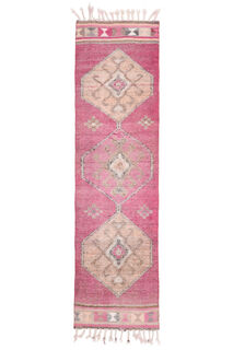 Turkish Vintage Runner Rug - Thumbnail