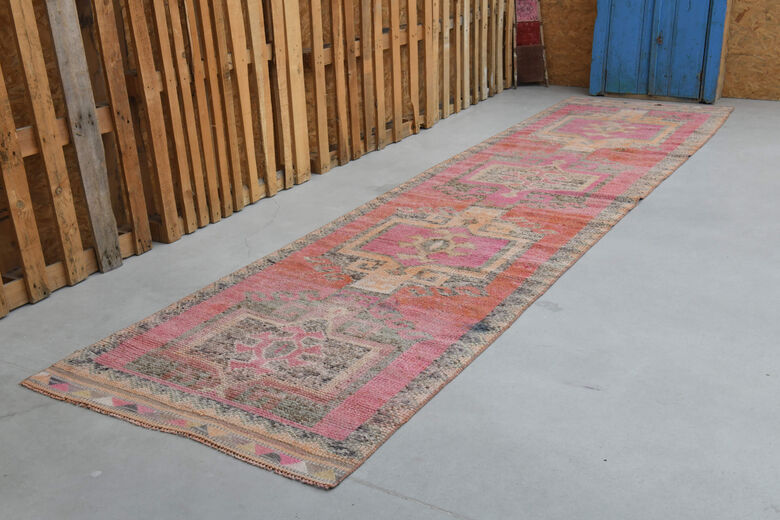 Muted Pink Vintage Runner