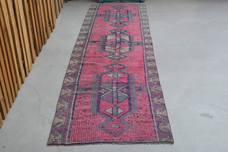 Handmade Vintage Runner Rug