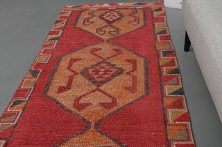 Turkish Vintage Runner Rug - Thumbnail