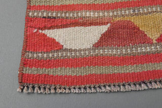 Turkish Vintage Runner Rug - Thumbnail