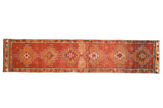 Handwoven Vintage Runner Rug - Thumbnail