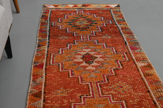 Handwoven Vintage Runner Rug - Thumbnail