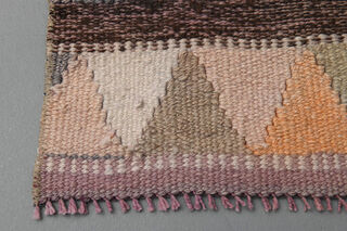 Turkish Handwoven Runner Rug - Thumbnail