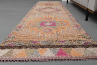 Turkish Handwoven Runner Rug - Thumbnail