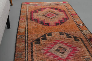 Turkish Vintage Runner Rug - Thumbnail