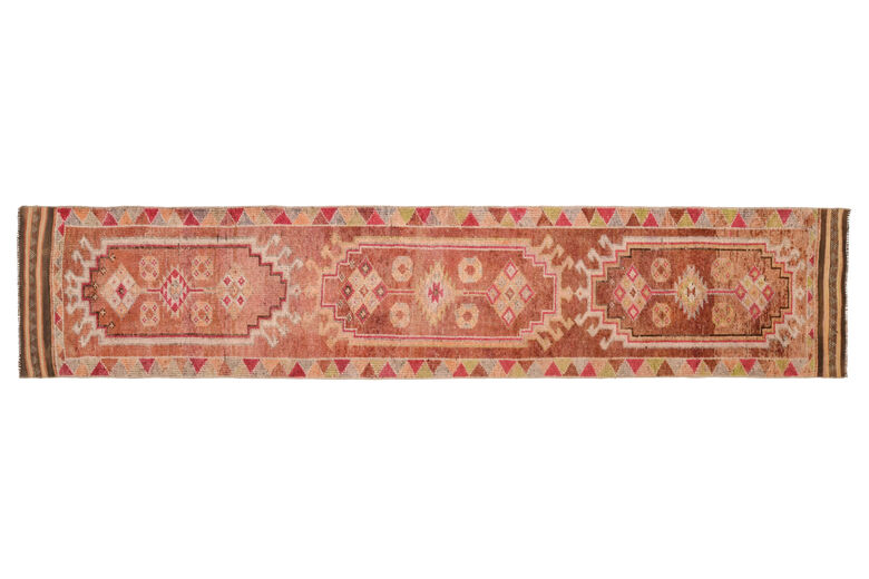Authentic Vintage Anatolian Runner Rug