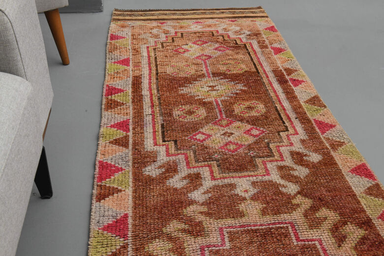 Authentic Vintage Anatolian Runner Rug