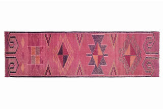 Turkish Vintage Runner Rug - Thumbnail