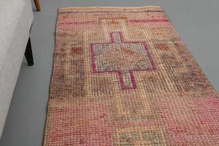 Turkish Vintage Runner Rug - Thumbnail