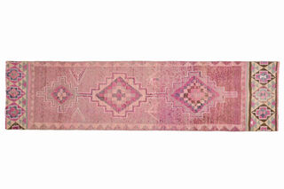 Turkish Vintage Runner Rug - Thumbnail