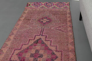 Turkish Vintage Runner Rug - Thumbnail