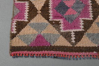 Turkish Vintage Runner Rug - Thumbnail