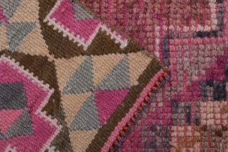 Turkish Vintage Runner Rug - Thumbnail