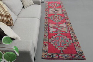 Handwoven Vintage Runner Rug - Thumbnail