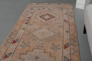 Turkish Vintage Runner Rug - Thumbnail