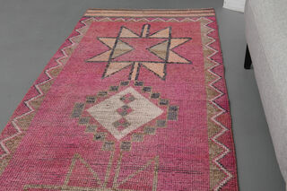 Vintage Pink Runner Rug - Thumbnail