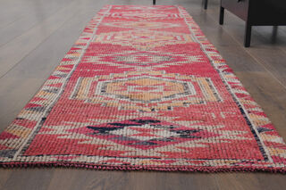 Turkish Vintage Runner Rug - Thumbnail