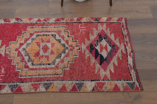 Turkish Vintage Runner Rug - Thumbnail