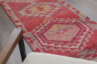 Turkish Vintage Runner Rug - Thumbnail