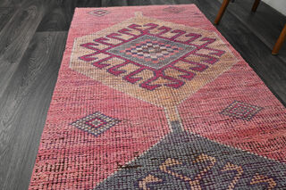 Turkish Vintage Runner Rug - Thumbnail