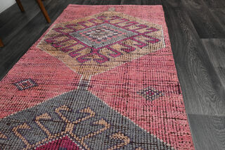 Turkish Vintage Runner Rug - Thumbnail