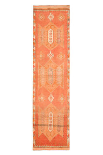 Turkish Vintage Runner Rug - Thumbnail