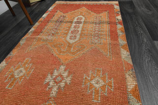 Turkish Vintage Runner Rug - Thumbnail