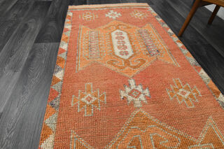 Turkish Vintage Runner Rug - Thumbnail