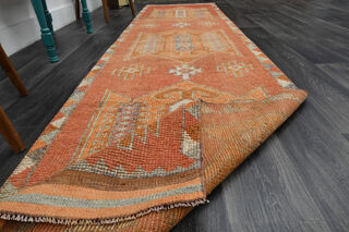 Turkish Vintage Runner Rug - Thumbnail