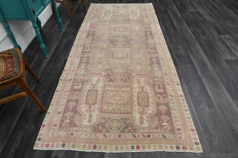 Turkish Vintage Anatolian Runner Rug