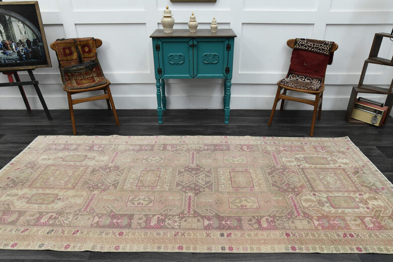 Turkish Vintage Anatolian Runner Rug