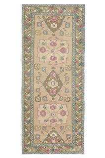 Persian Vintage Runner Rug - Thumbnail