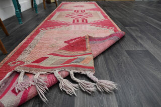 Turkish Vintage Runner Rug - Thumbnail